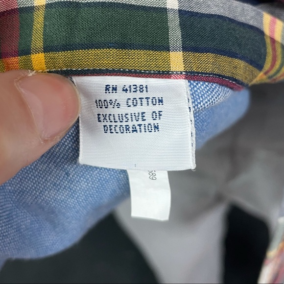 NWOT XL Polo Ralph Lauren Multi Color Plaid Long Sleeve Button Down - Picture 10 of 11